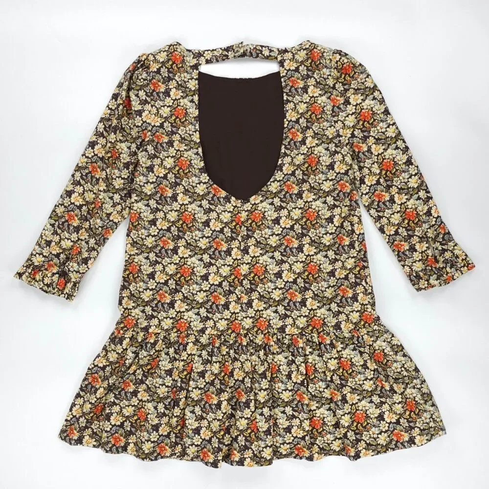 NEW Free People Avenue Mini Dress Preppy Cottagecore Coquette Soft Girl Romantic